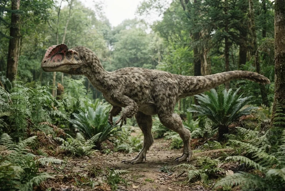 AI-made picture of Guanlong