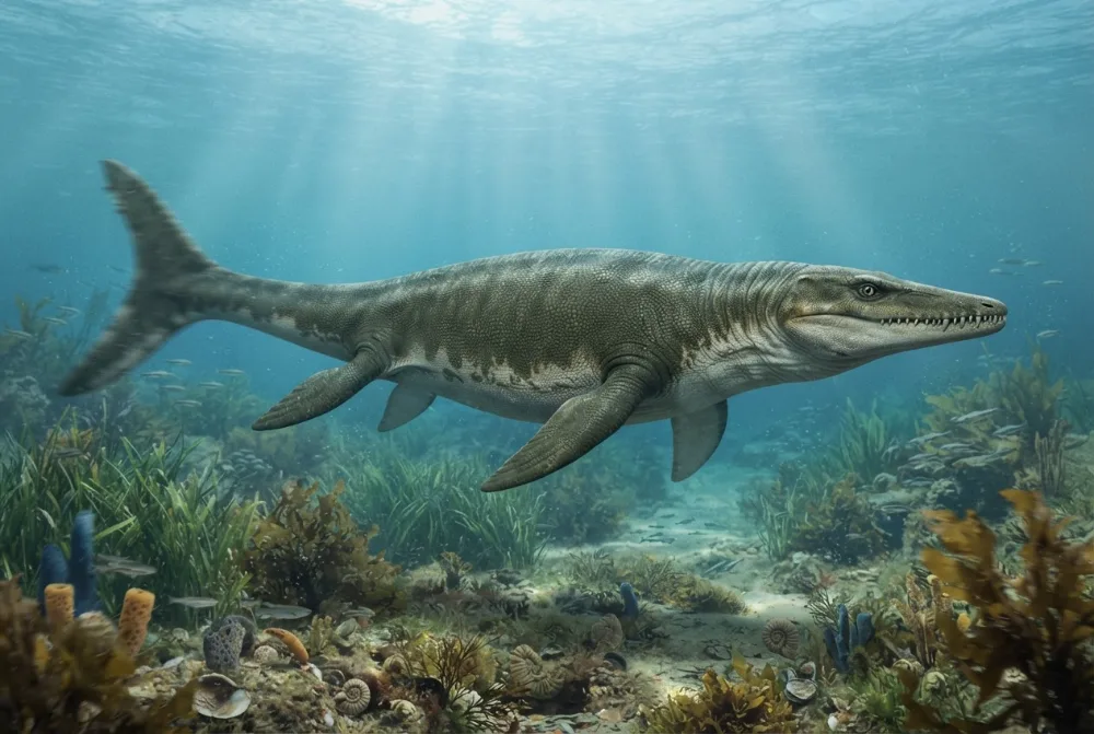 AI-made picture of Haasiasaurus