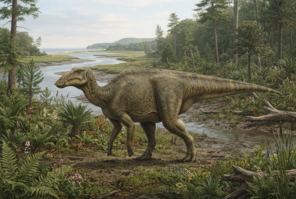 AI-made picture of Hadrosaurus