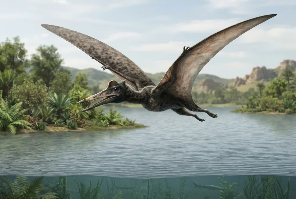 AI-made picture of Hamipterus
