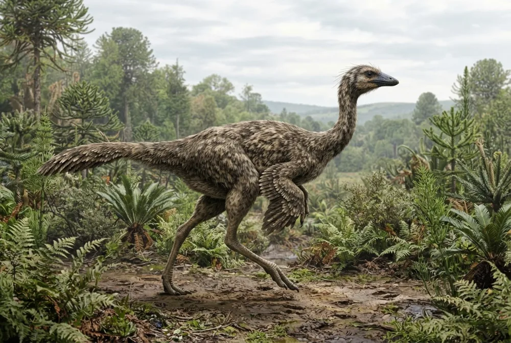 Harpymimus, tehisaru joonistatud