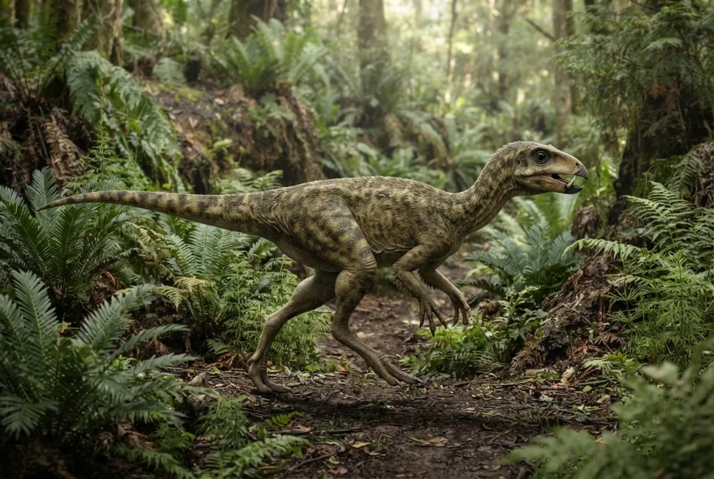 AI-made picture of Heterodontosaurus