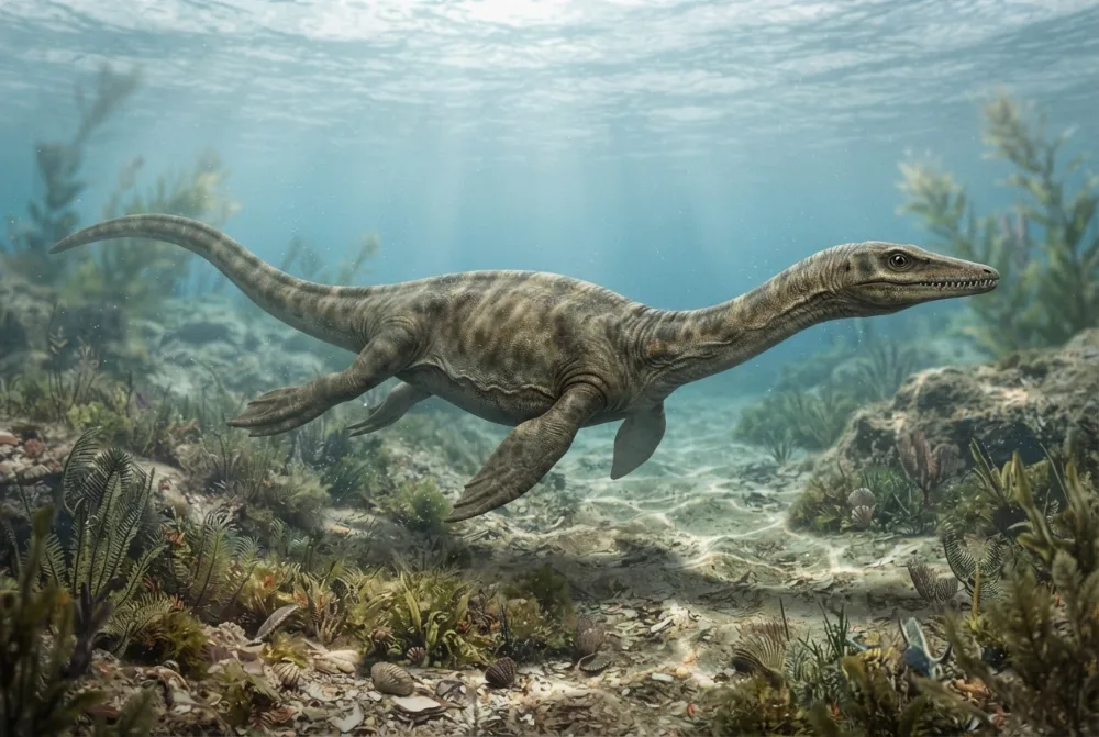 AI-made picture of Hispaniasaurus
