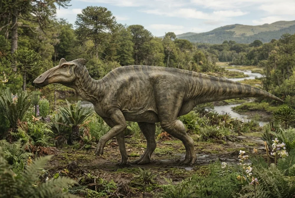 AI-made picture of Huallasaurus