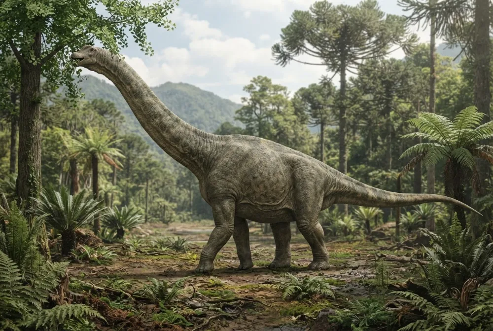 Huashanosaurus, tehisaru joonistatud