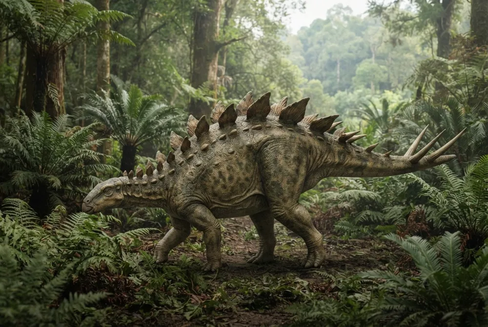 AI-made picture of Huayangosaurus