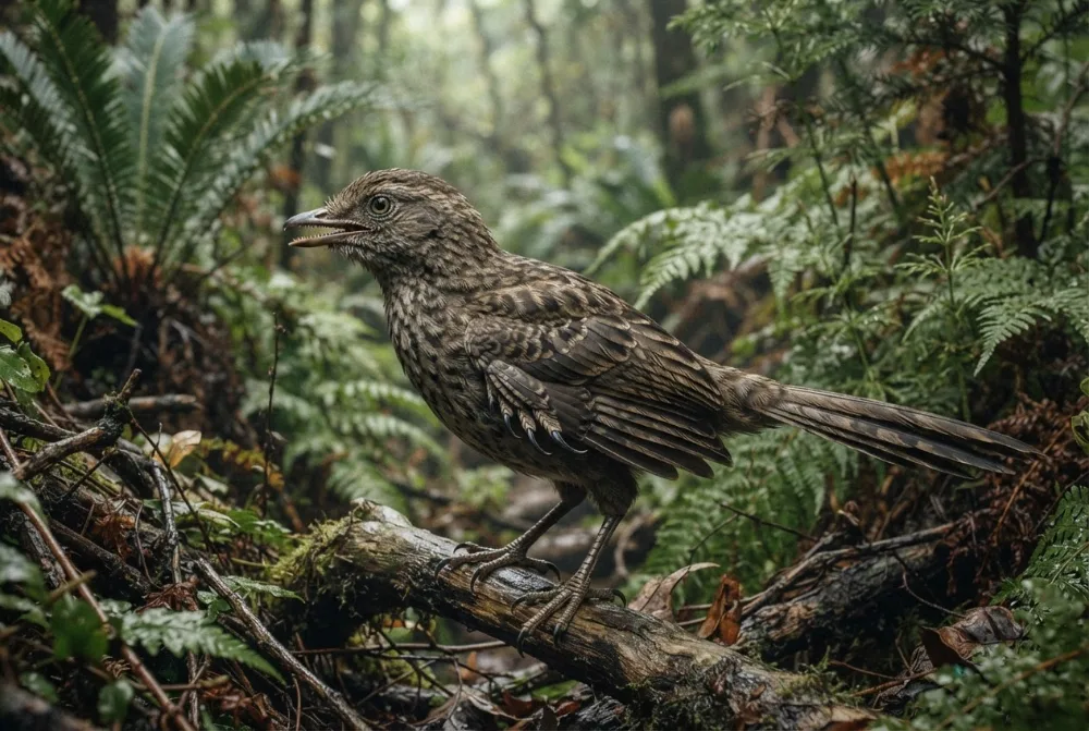 Immagine di Huoshanornis creata dall'IA