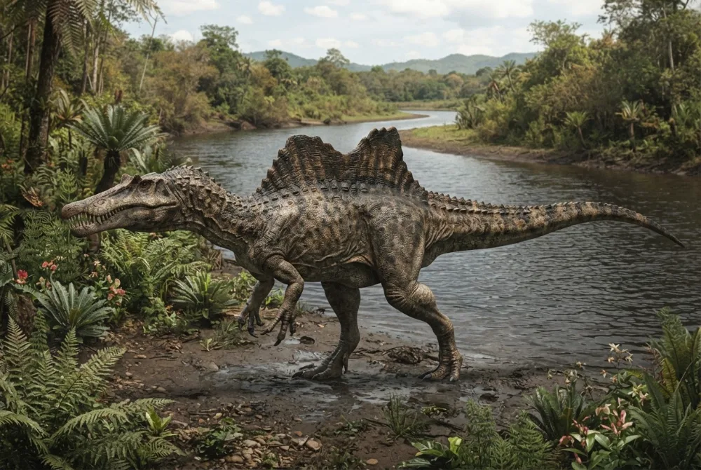 AI-made picture of Ichthyovenator