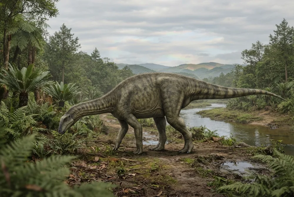 AI-made picture of Irisosaurus