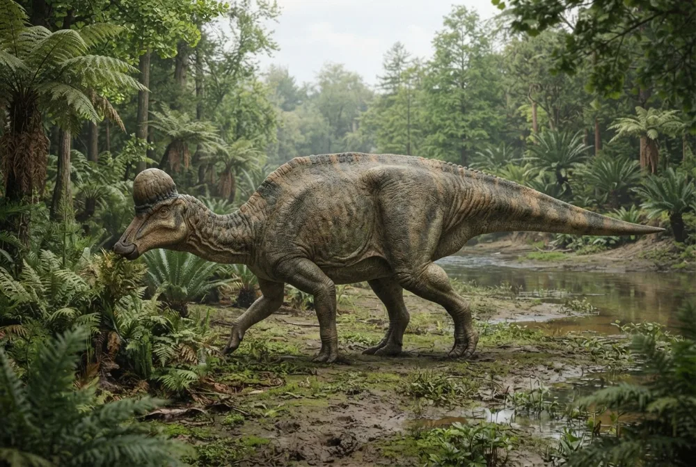 Jaxartosaurus, tehisaru joonistatud