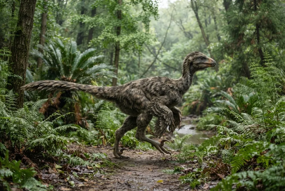 Jianchangosaurus, tehisaru joonistatud