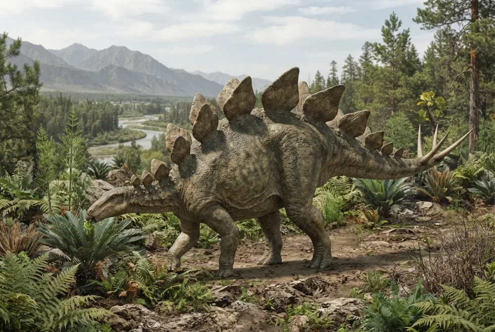 AI-made picture of Jiangjunosaurus