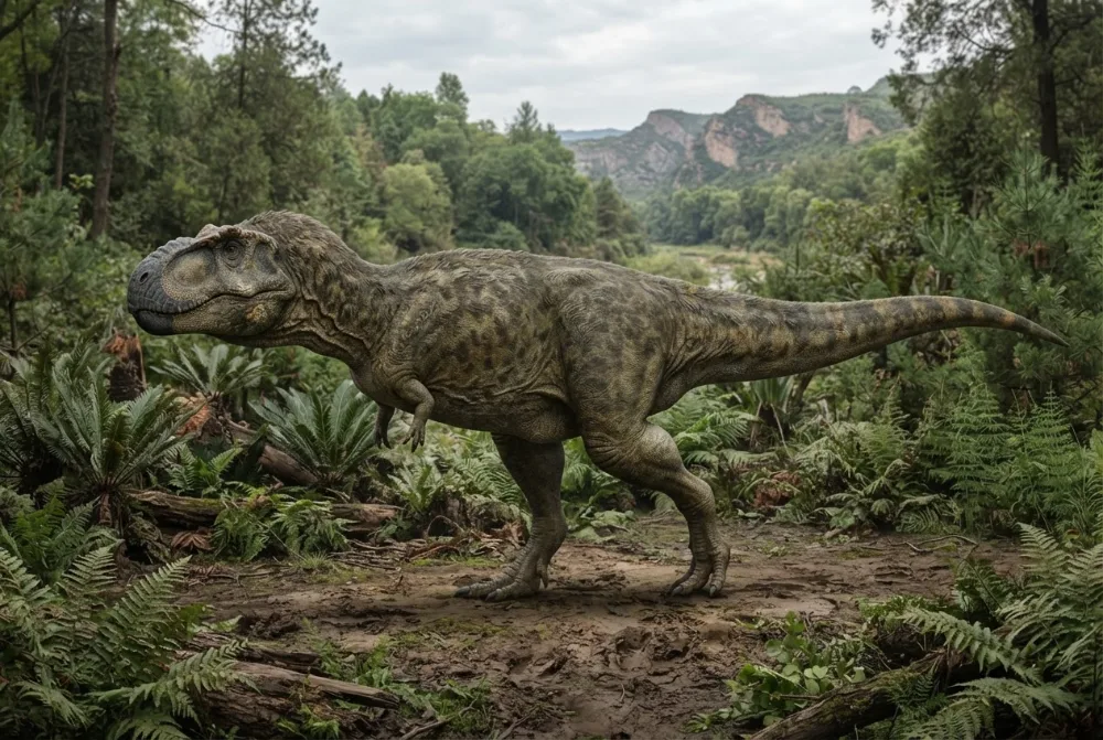 AI-made picture of Jinbeisaurus