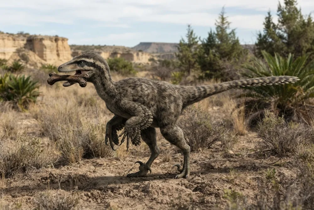 Joaquinraptor, tehisaru joonistatud