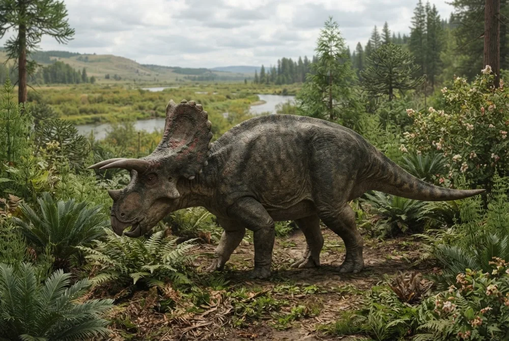 AI-made picture of Judiceratops