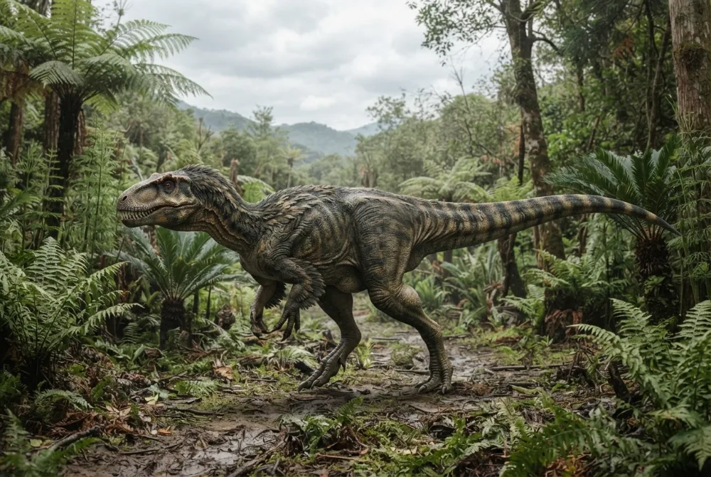 AI-made picture of Kaijiangosaurus