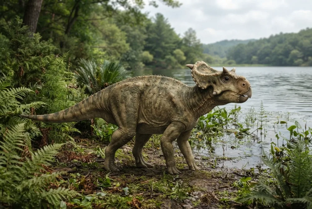 Koreaceratops, tehisaru joonistatud