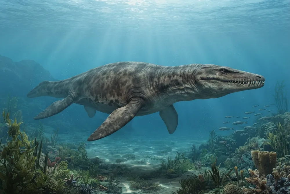 AI-made picture of Kronosaurus