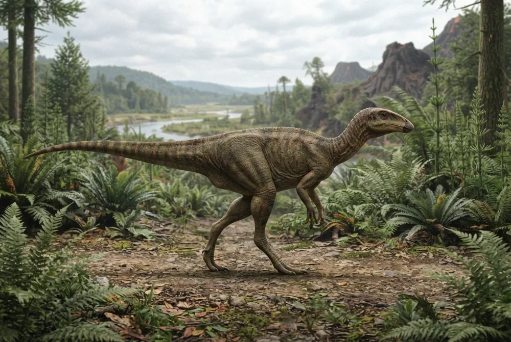 AI-made picture of Krzyzanowskisaurus
