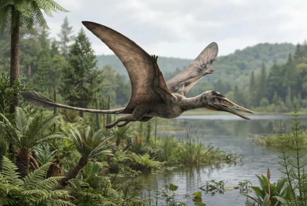 AI-made picture of Kunpengopterus