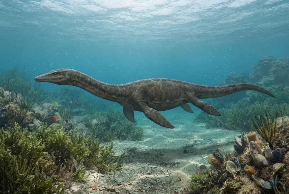 AI-made picture of Kwangsisaurus