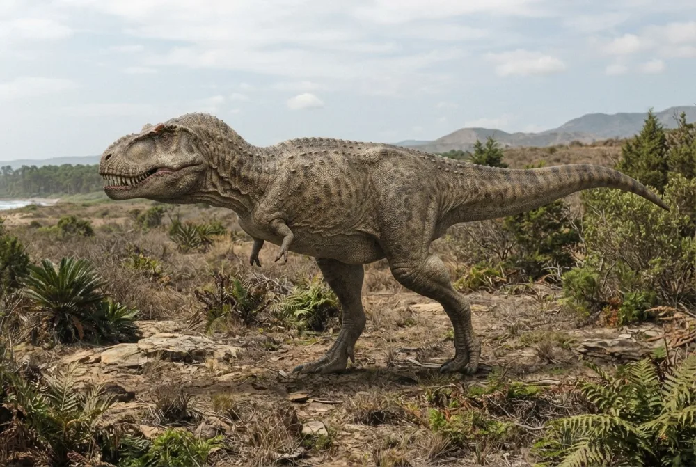 Labocania, tehisaru joonistatud
