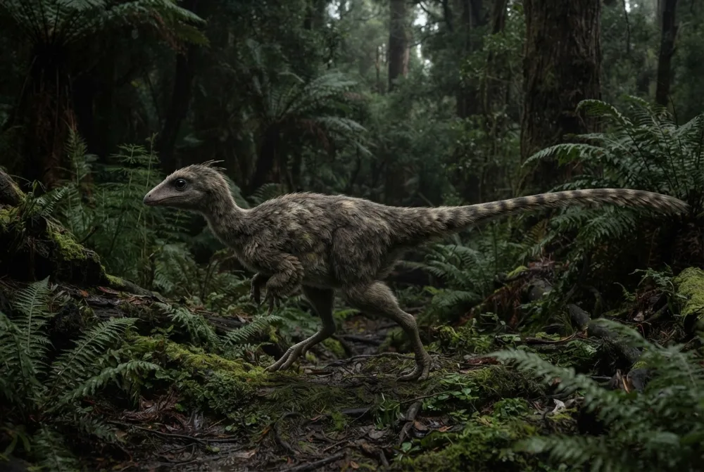 AI-made picture of Leaellynasaura