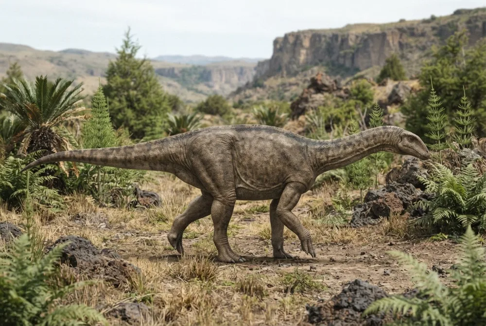 AI-made picture of Leonerasaurus