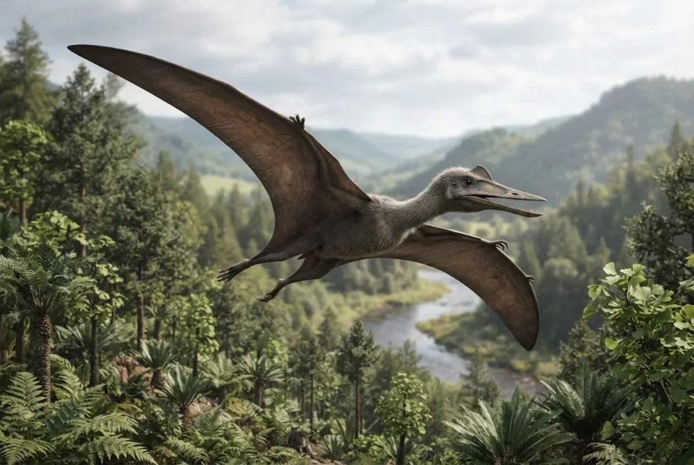 AI-made picture of Linlongopterus