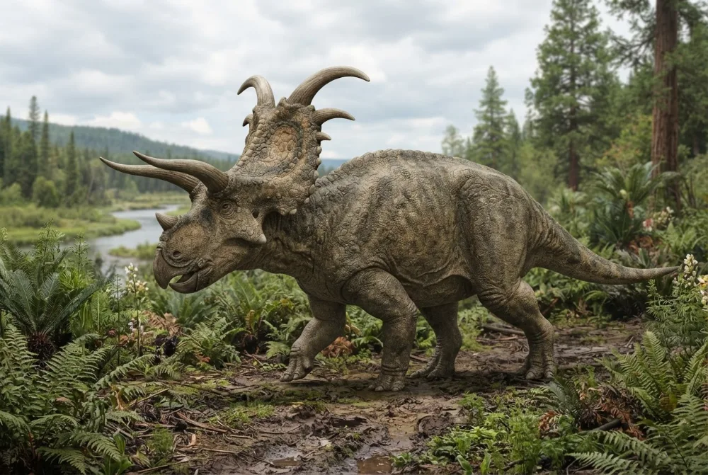 AI-made picture of Lokiceratops
