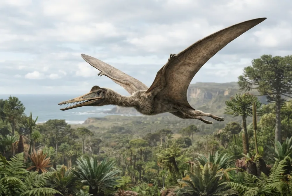 Lonchodraco, tehisaru joonistatud