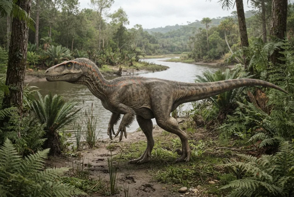 AI-made picture of Lourinhanosaurus