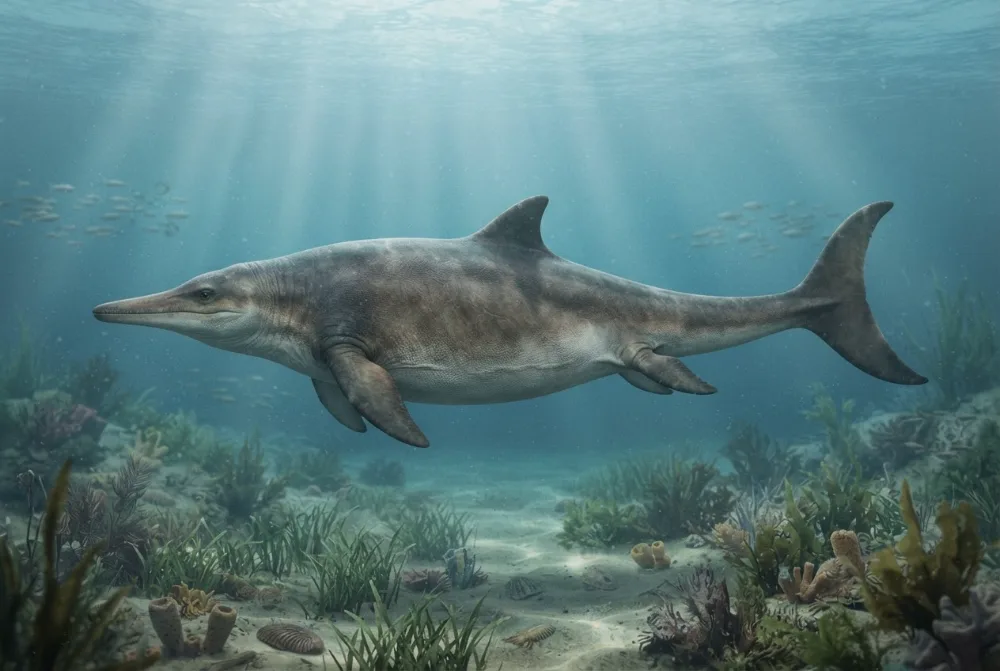 AI-made picture of Maiaspondylus