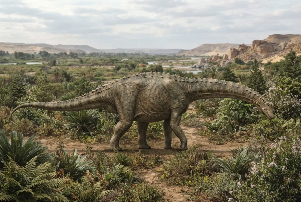AI-made picture of Mansourasaurus