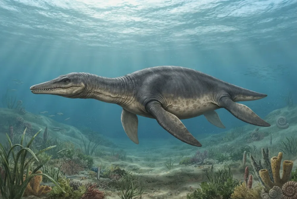 Martinectes, tehisaru joonistatud