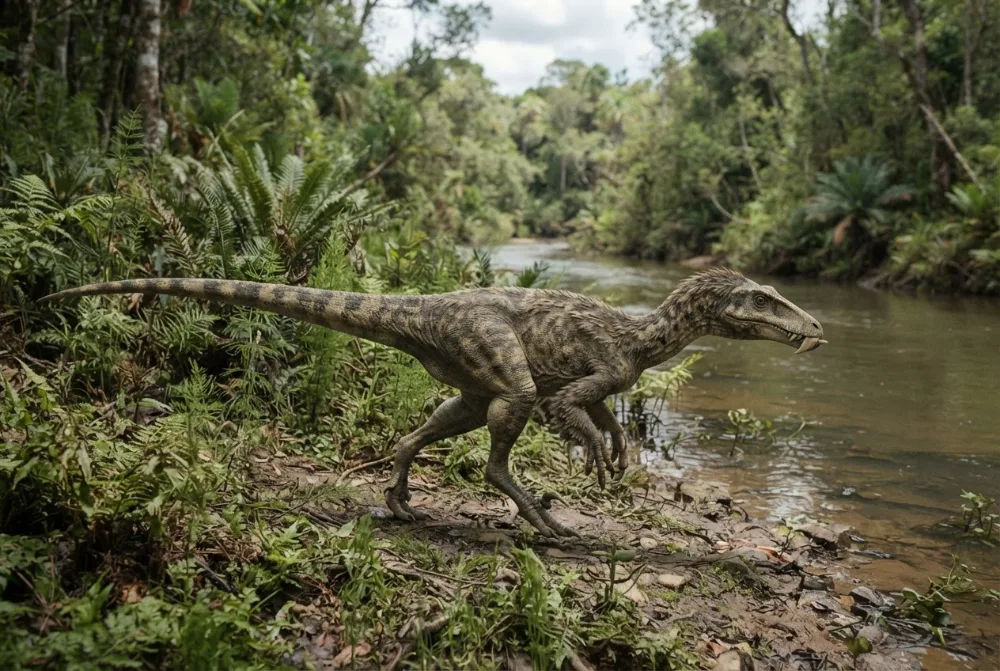 AI-made picture of Masiakasaurus