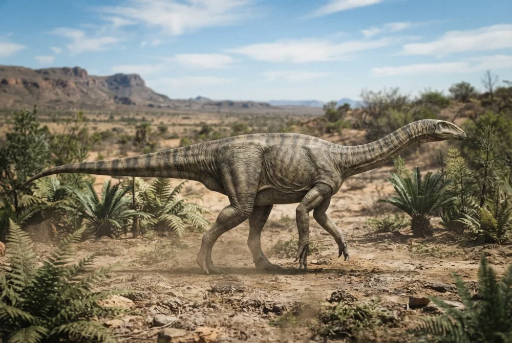 AI-made picture of Massospondylus