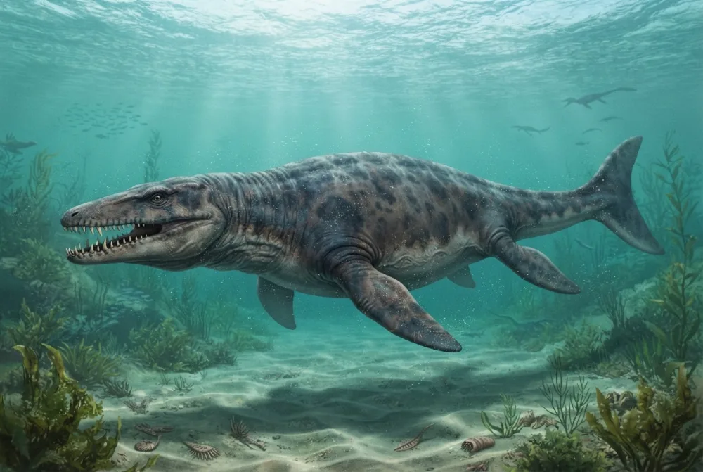 AI-made picture of Megalneusaurus
