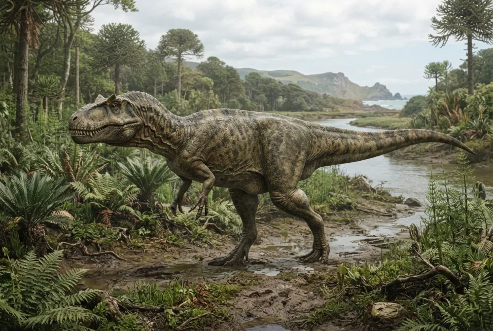 Megalosaurus की AI से बनी तस्वीर