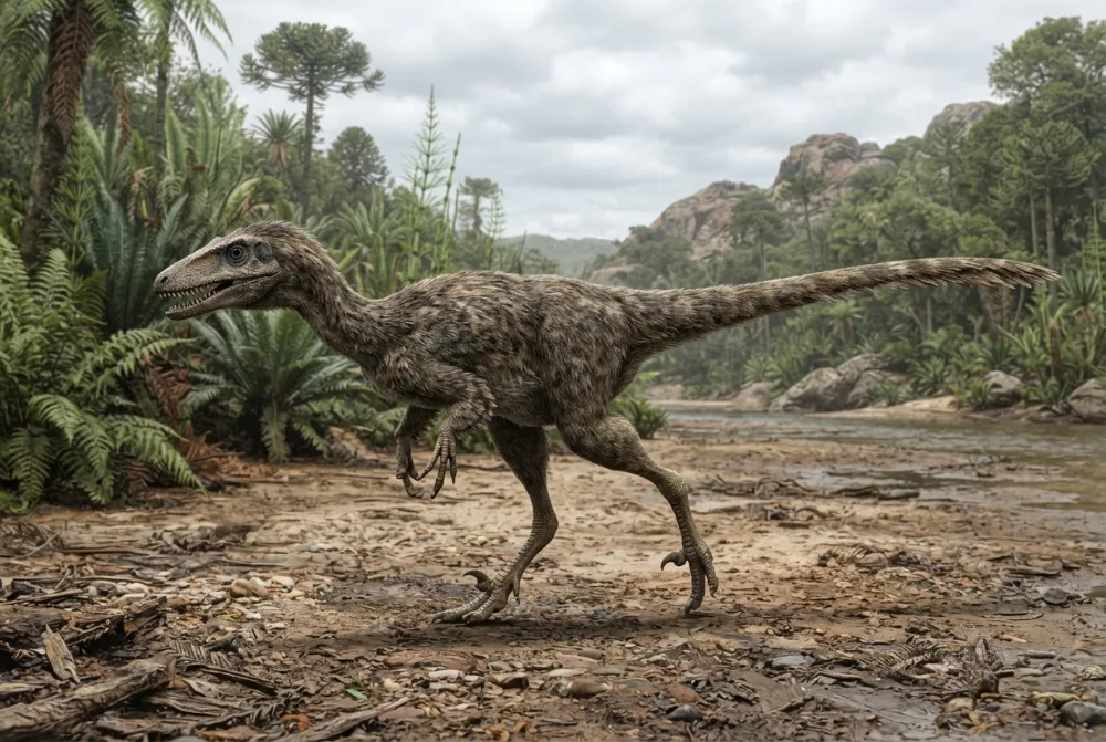 Megapnosaurus, tehisaru joonistatud