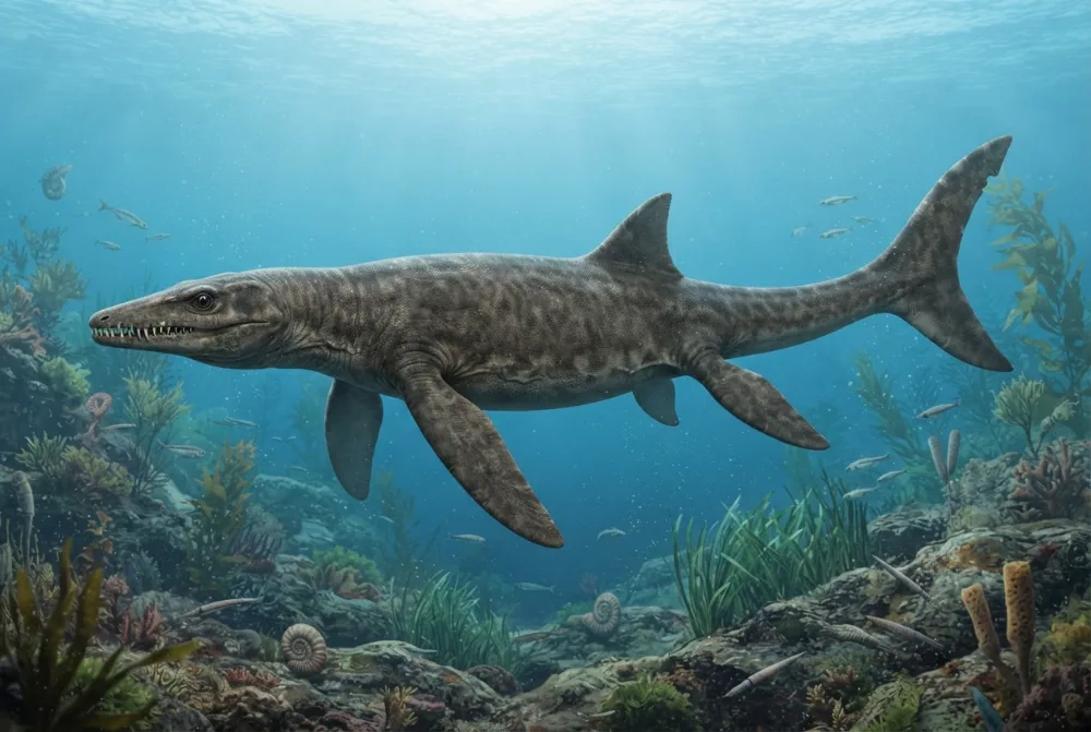 AI-made picture of Megapterygius