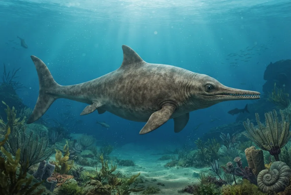 Merriamosaurus, tehisaru joonistatud