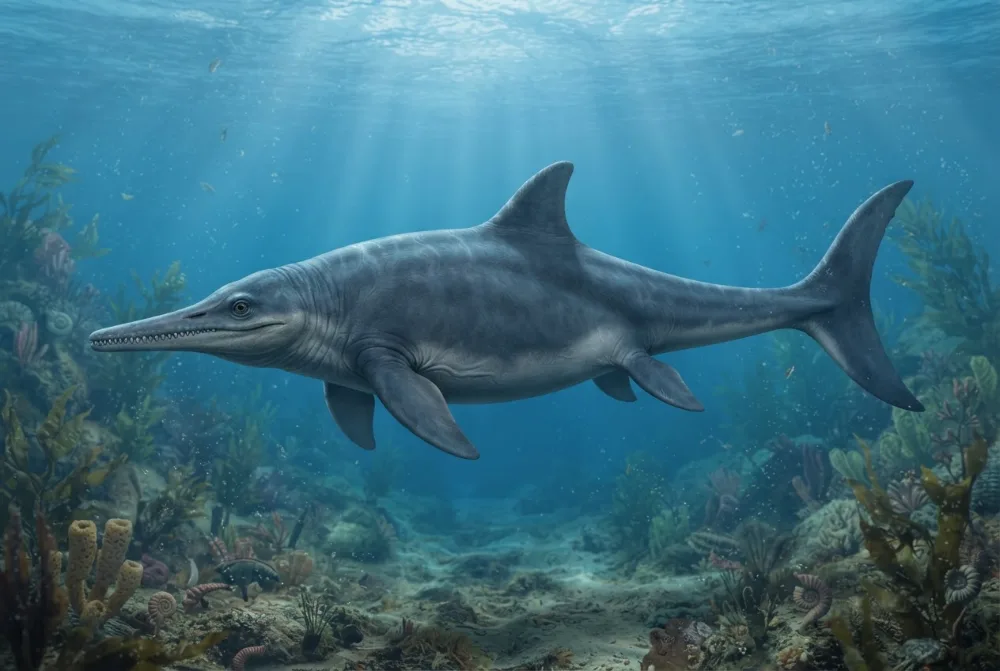 AI-made picture of Metashastasaurus
