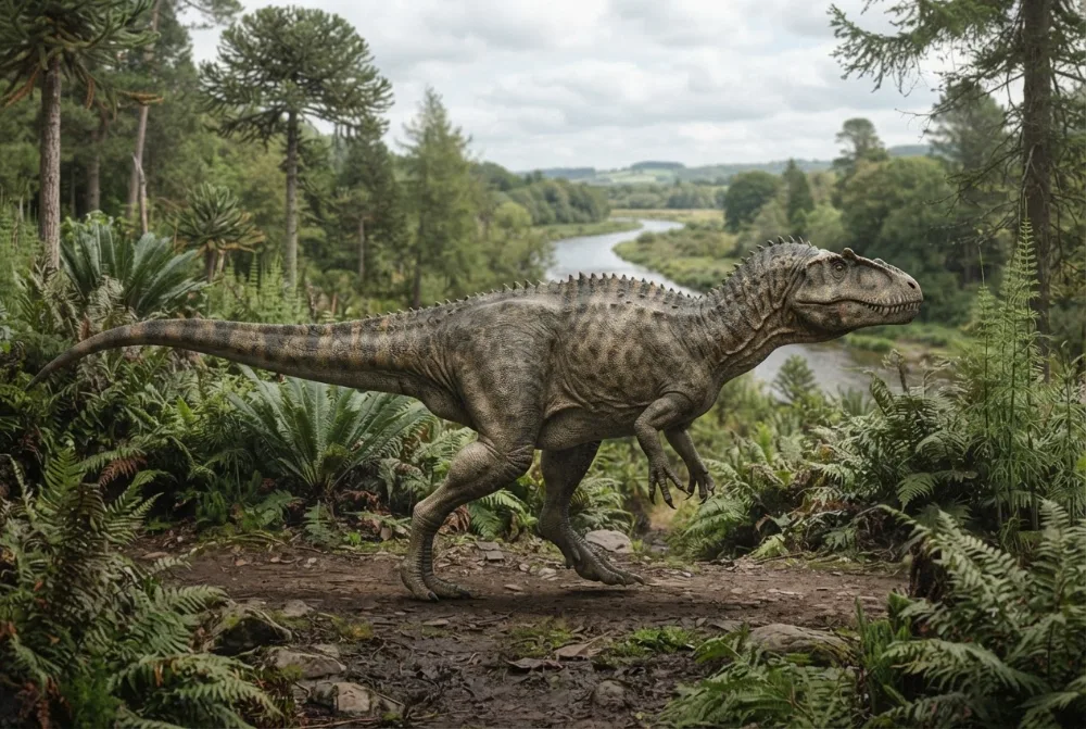 AI-made picture of Metriacanthosaurus