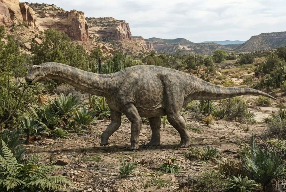 AI-made picture of Moabosaurus