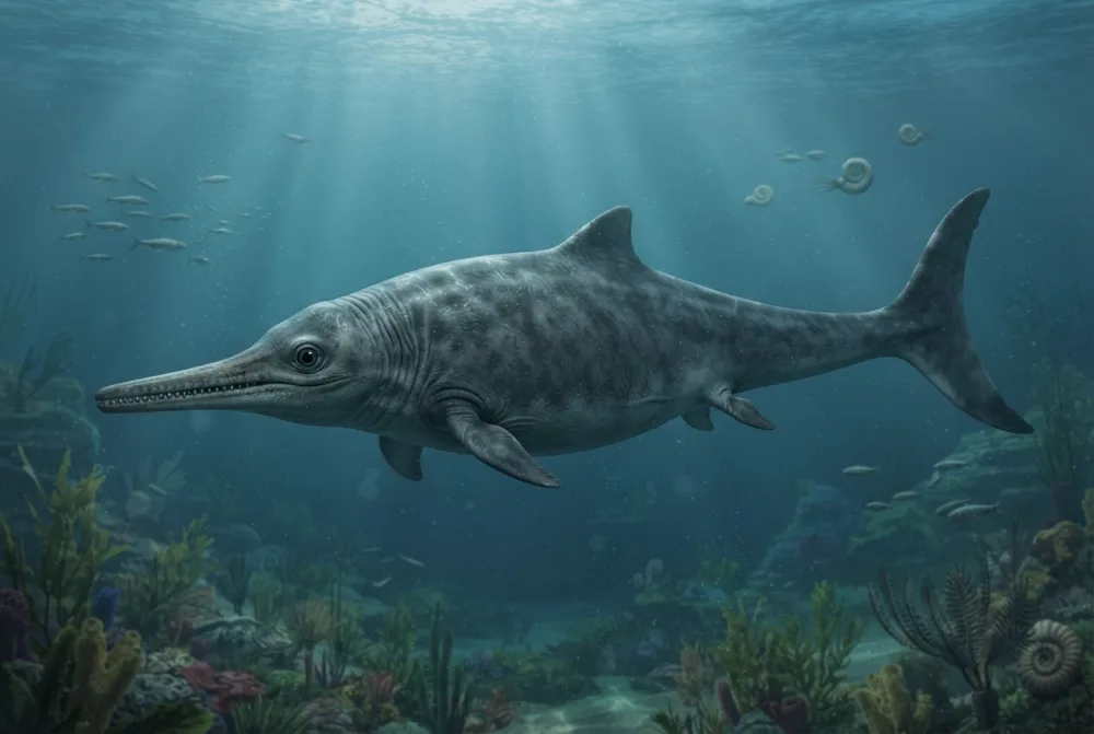AI-made picture of Nannopterygius
