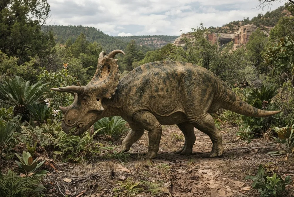 AI-made picture of Navajoceratops