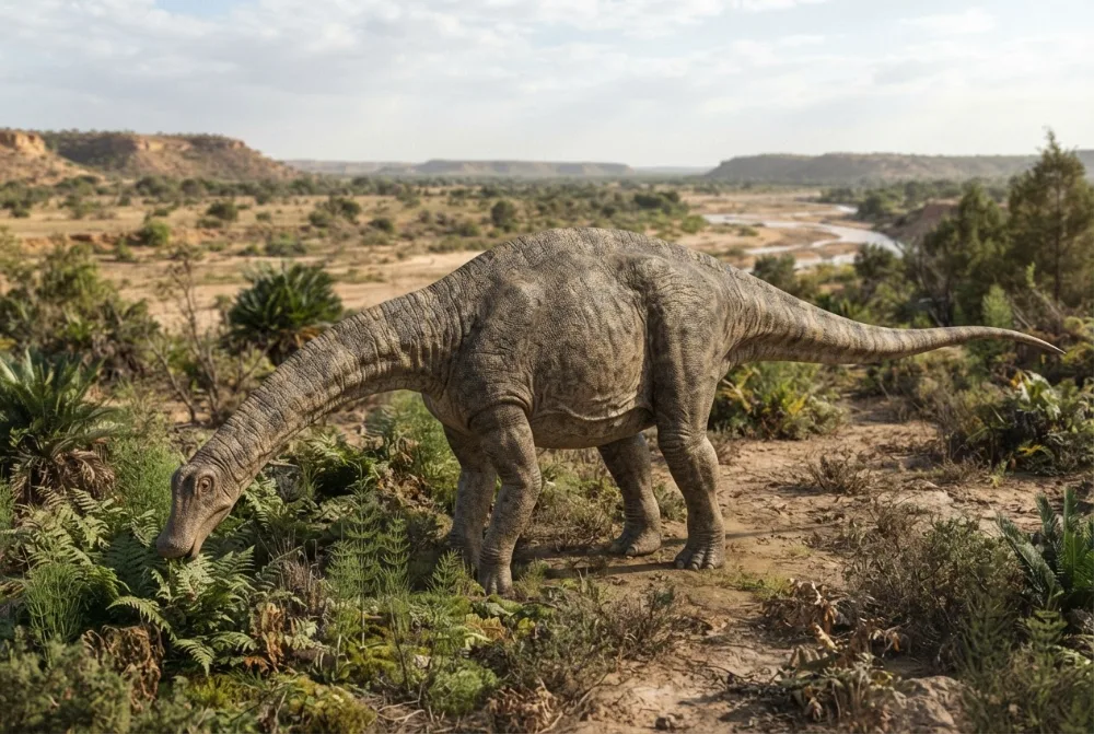 Nigersaurus, tehisaru joonistatud