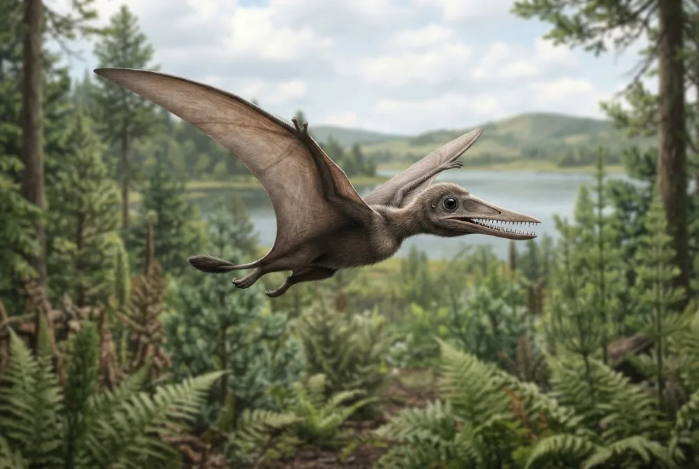 AI-made picture of Ningchengopterus