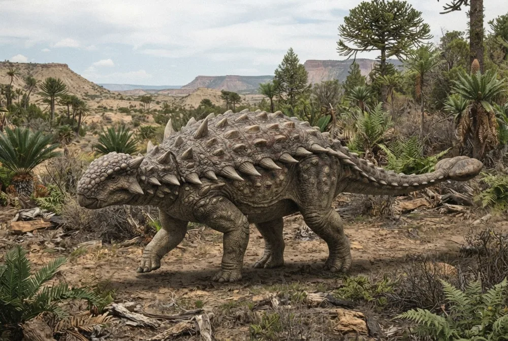 AI-made picture of Nodocephalosaurus